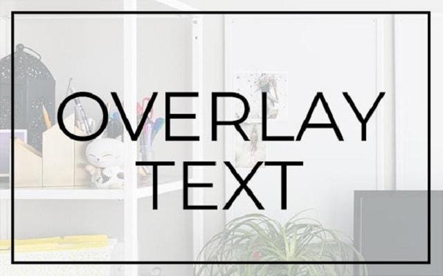 Stock Photography Overlay Text