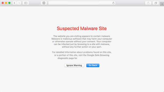 Suspected Malware Site