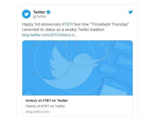 Twitter Example Summary Card