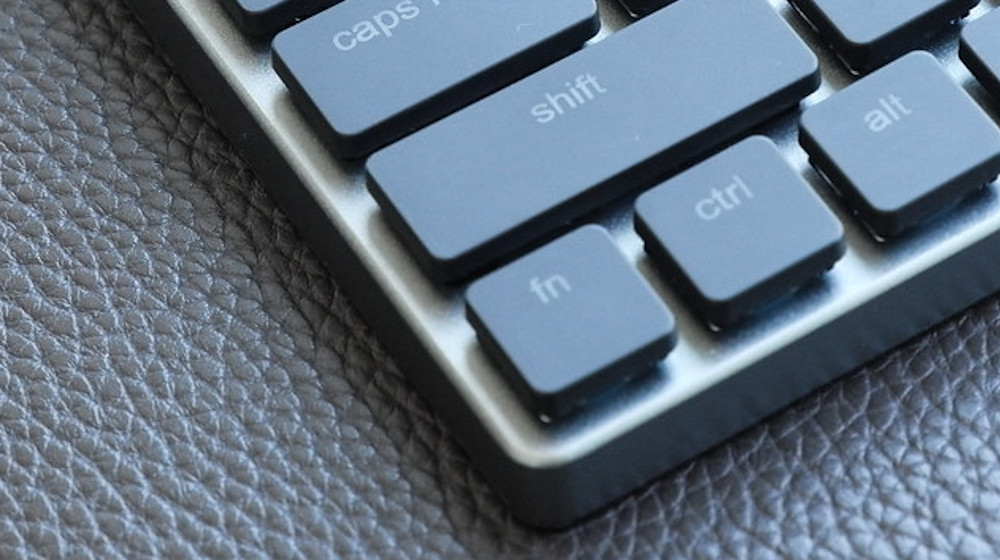 Keyboard Resting On A Desk