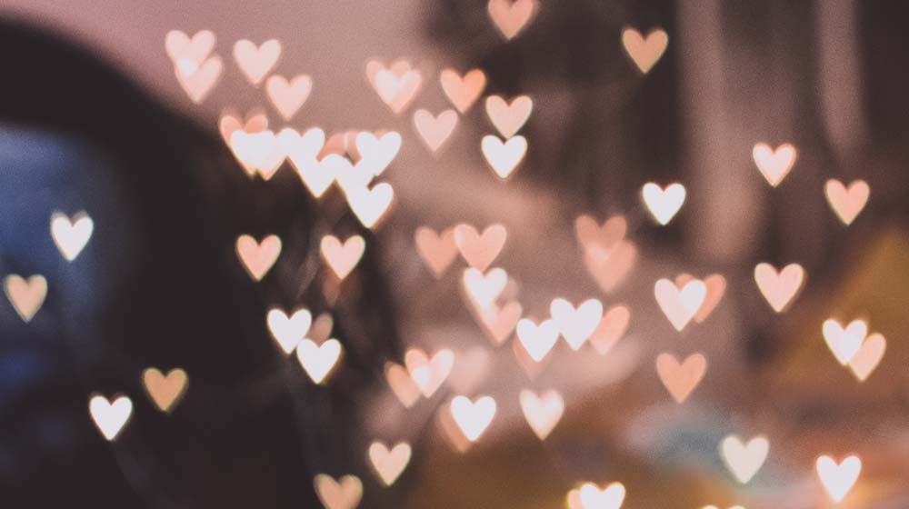 Valentines Day Website Floating Hearts