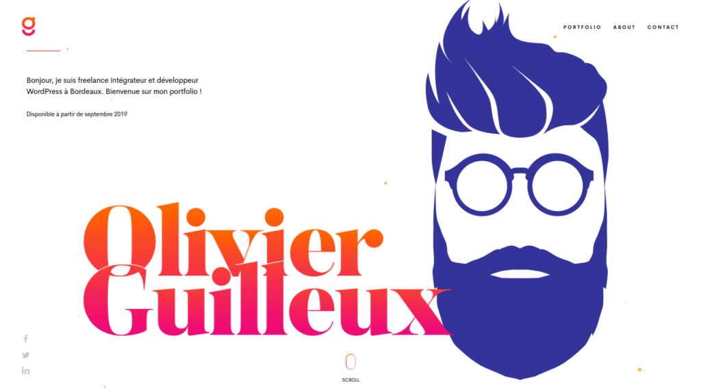 The web design portfolio of Olovoer Guilleux