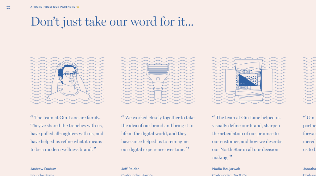 The web design portfolio of Gin Lane