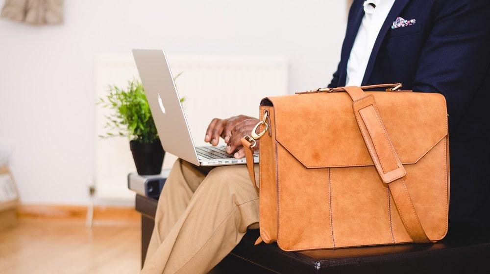 Web Design Proposals Businessman On Laptop