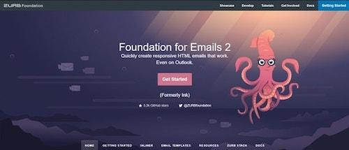 Web Design Tools Foundation for Emails