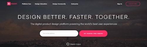 Web Design Tools InVision