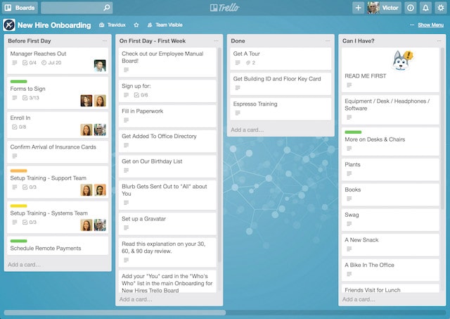 Web Design Tools Trello
