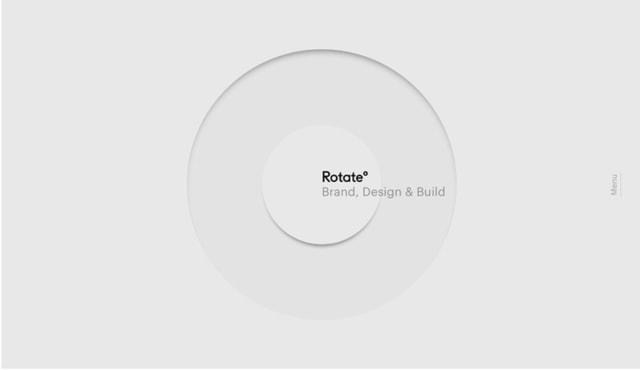 Studio Rotate had a unique rotational menu design in 2017.