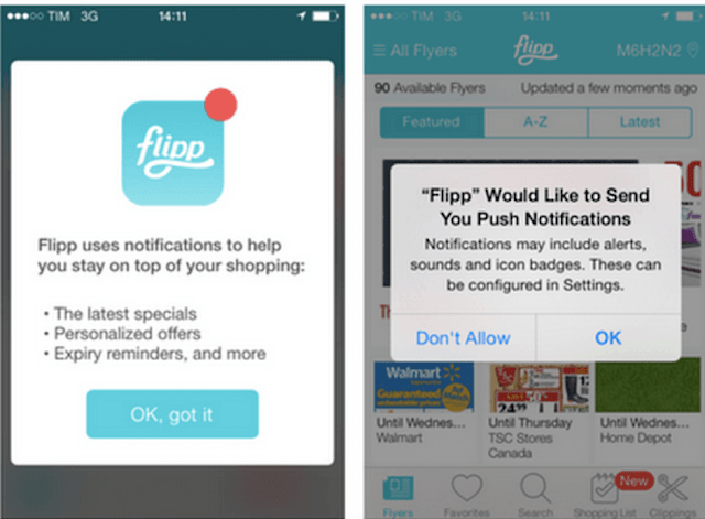 Web Push Notifications Flipp