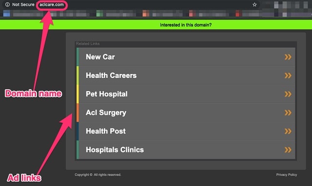 Parked domain: what is it & how to use it? - GoDaddy Resources - UAE English