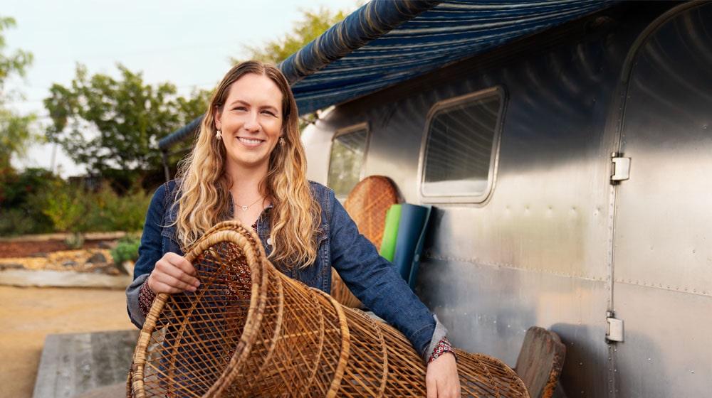 Wicker Goddess Sarah Small Holding Basket