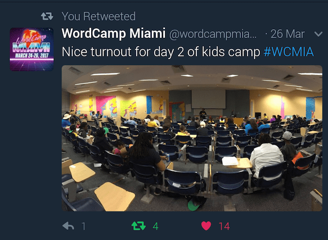 WordCamp Miami 2017 Day Two