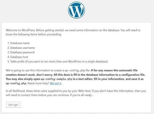 WordPress Cpanel Details