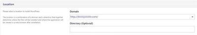 WordPress Cpanel Location