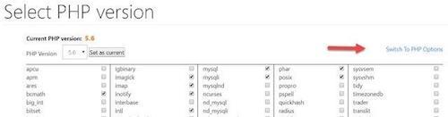 WordPress Cpanel PHP Version