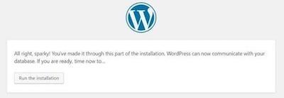 WordPress Cpanel Run