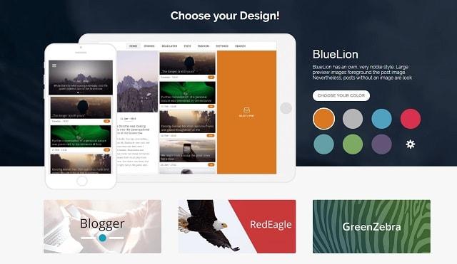 WordPress Mobile App Design