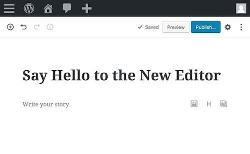 WordPress Page Builders New Editor
