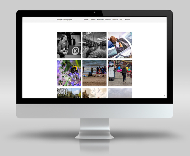 WordPress Portfolio Examples PhilippeC Photographie