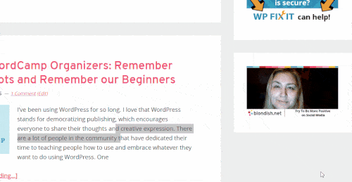 WordPress Social Media Plugins Click Video To Open In Bigger Window