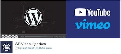 WP Video Lightbox Wordpressorg Banner