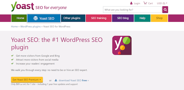 Yoast SEO Homepage