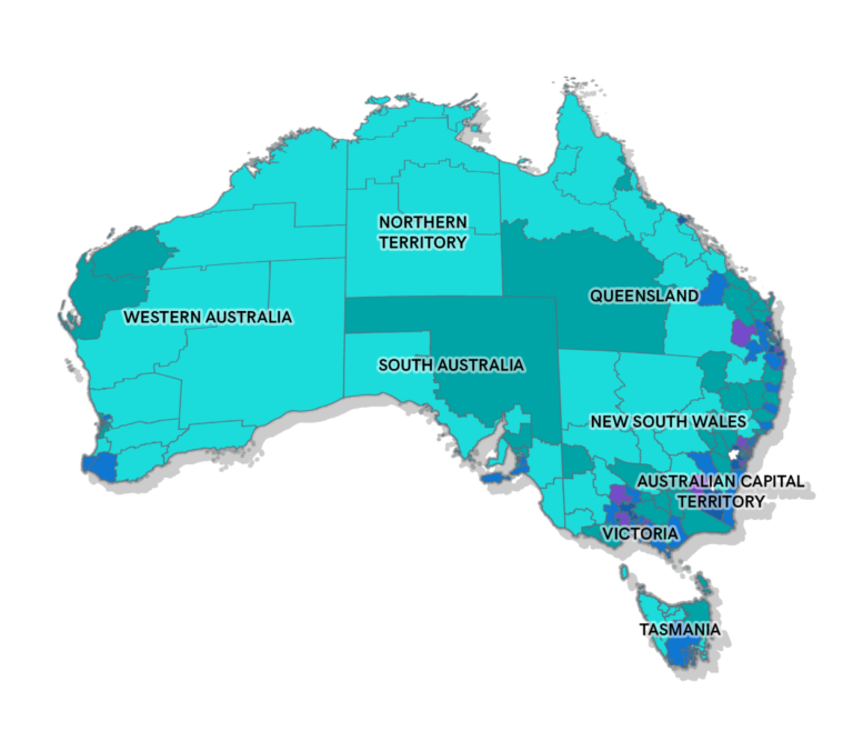 Map of Australia